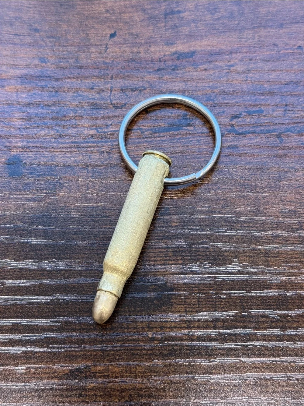 Brass Bullet Casing Keychain